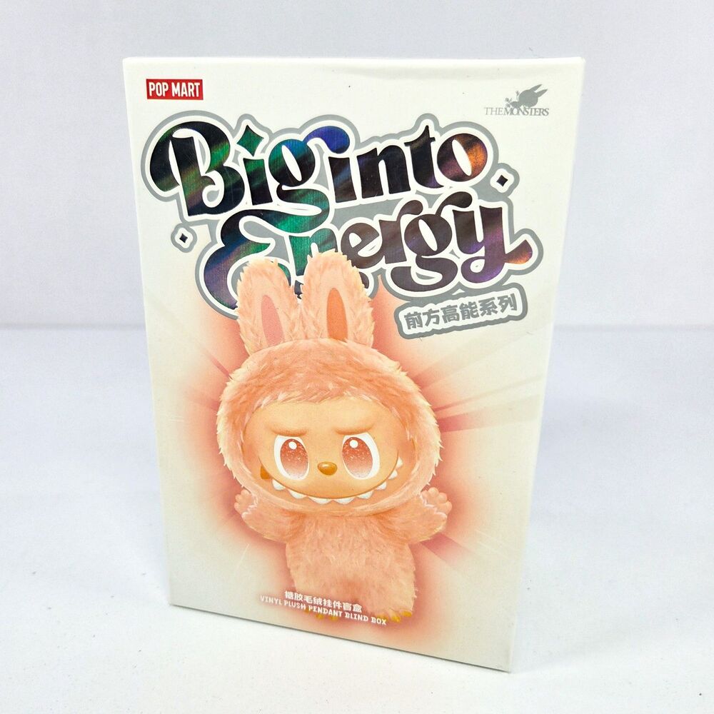 Pop Mart Labubu Big Into Energy Vinyl Plush Pendant Blind Box New
